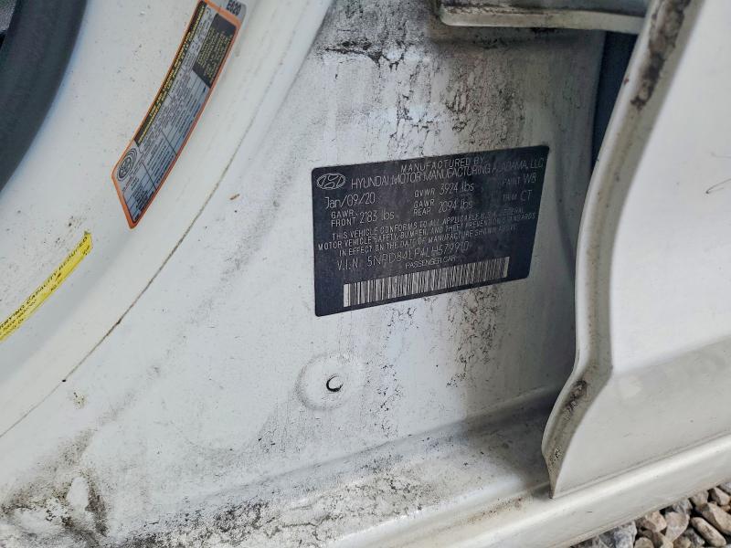 2020 Hyundai Elantra მანქანა იყიდება აუქციონზე, vin: 5NPD84LF4LH579910, აუქციონის ნომერი: 85982115
