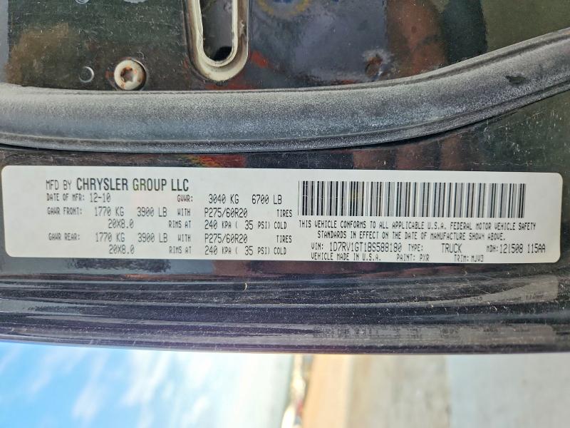 Aukcja sprzedaży 2011 Dodge Ram 1500, vin: 1D7RV1GT1BS588180, numer aukcji: 58360986