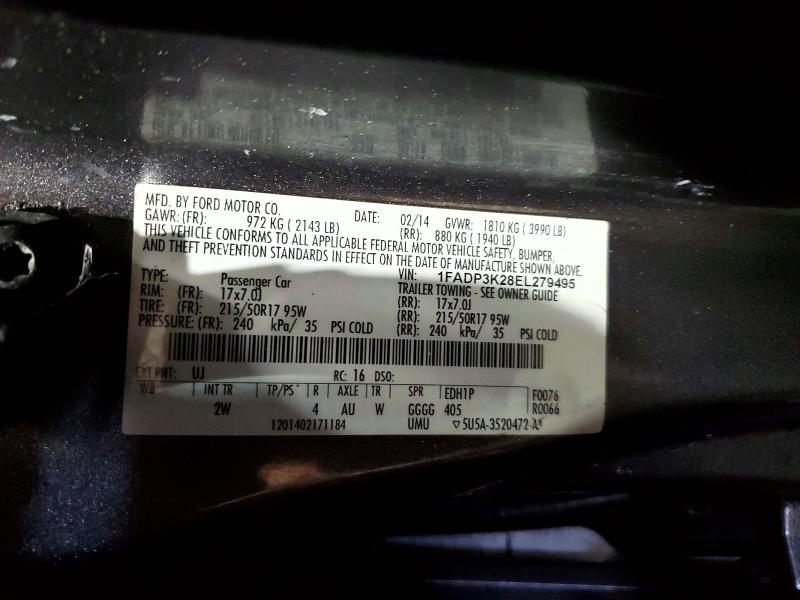 Aukcja sprzedaży 2014 Ford Focus, vin: 1FADP3K28EL279495, numer aukcji: 63279696