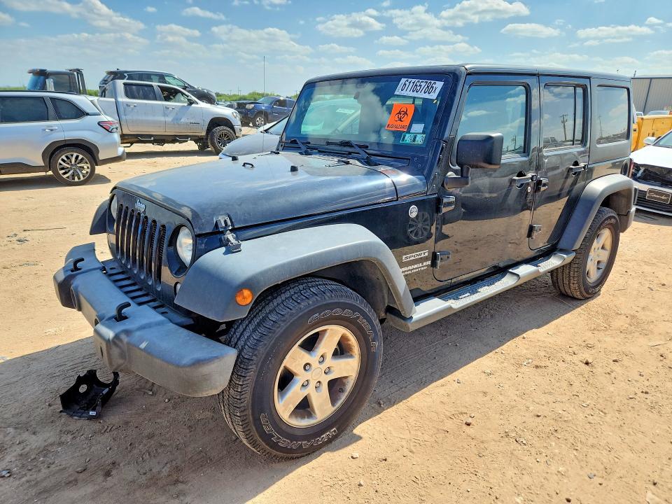61165786 :رقم المزاد ، 1C4HJWDG9GL326429 vin ، 2016 Jeep Wrangler Unlimited مزاد بيع