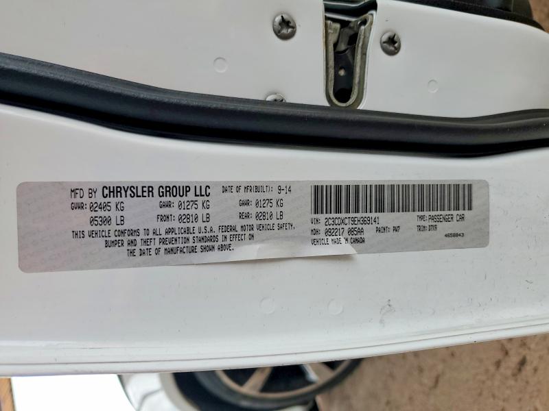 2014 Dodge Charger მანქანა იყიდება აუქციონზე, vin: 2C3CDXCT9EH369141, აუქციონის ნომერი: 60864146