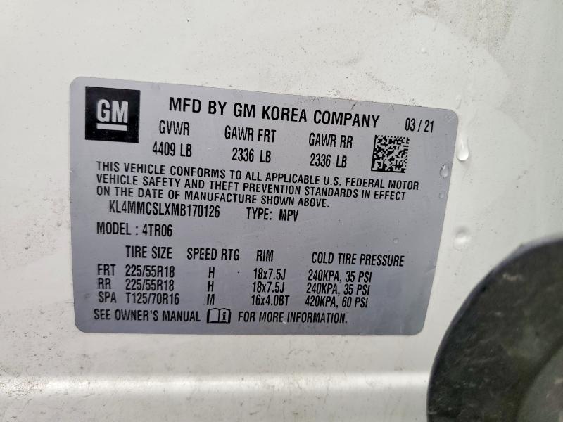 Продаж на аукціоні авто 2021 Buick Encore Gx, vin: KL4MMCSLXMB170126, номер лоту: 62668306