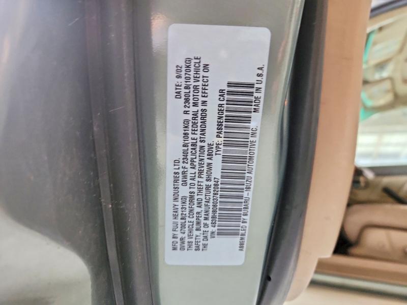 Продажа на аукционе авто 2003 Subaru Outback, vin: 4S3BH806037620847, номер лота: 60256186