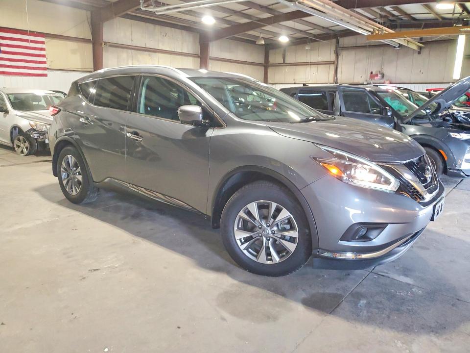 2018 Nissan Murano მანქანა იყიდება აუქციონზე, vin: 5N1AZ2MH5JN148750, აუქციონის ნომერი: 62337456