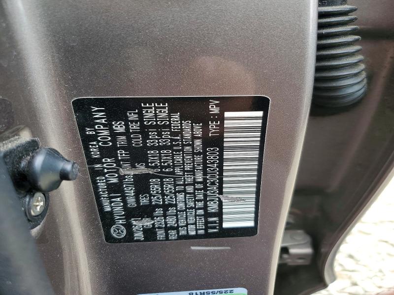 Продаж на аукціоні авто 2012 Hyundai Tucson, vin: KM8JU3AC3CU343803, номер лоту: 59362556