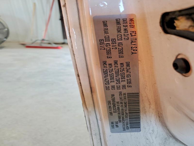 62804066 :رقم المزاد ، ZFBHRFAB1M6U36759 vin ، 2021 Ram Promaster City مزاد بيع