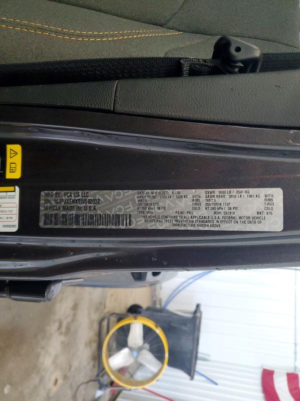 Aukcja sprzedaży 2025 Jeep Wrangler, vin: 1C4PJXENXSW592032, numer aukcji: 62622946