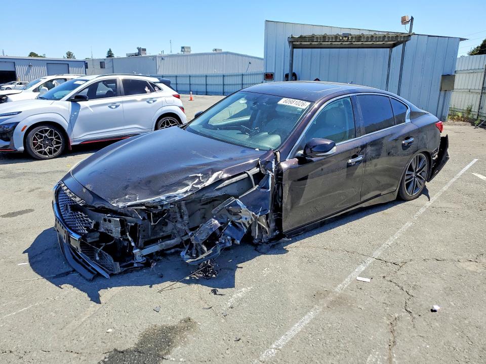 60981026 :رقم المزاد ، JN1AV7AP5EM691507 vin ، 2014 Infiniti Q50 Hybrid مزاد بيع