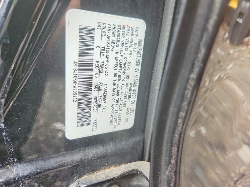 62791216 :رقم المزاد ، JN1BJ1CR4HW105142 vin ، 2017 Nissan Rogue Sport مزاد بيع