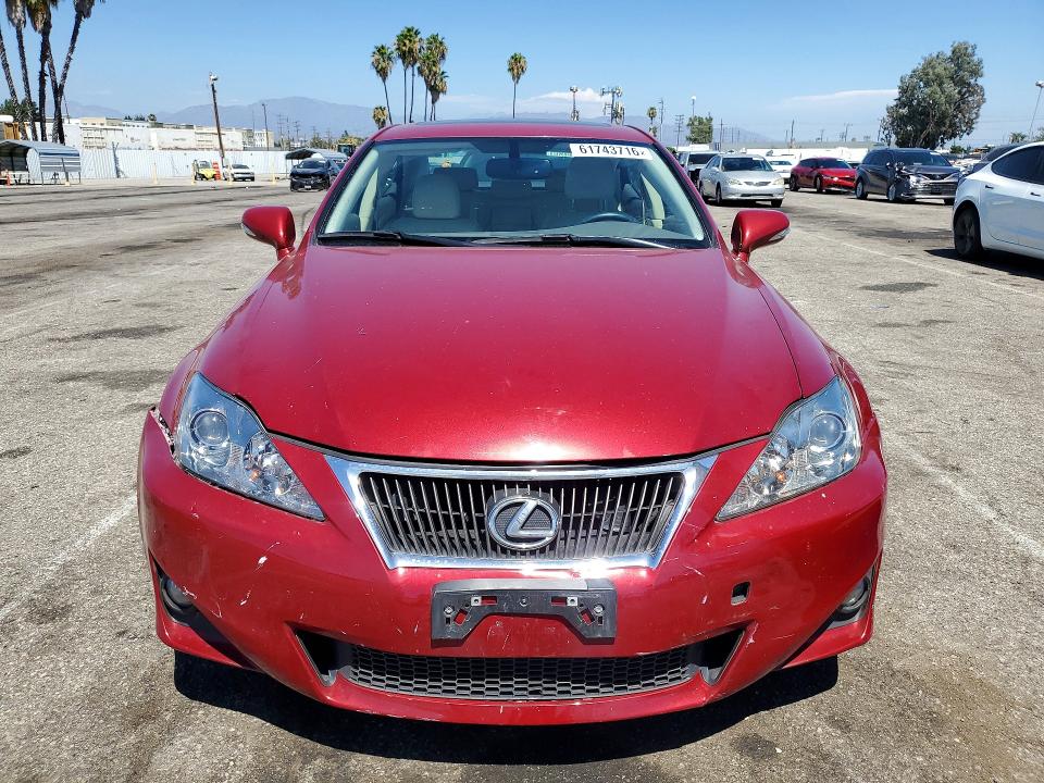 61743716 :رقم المزاد ، JTHBF5C20C5182726 vin ، 2012 Lexus Is 250 مزاد بيع
