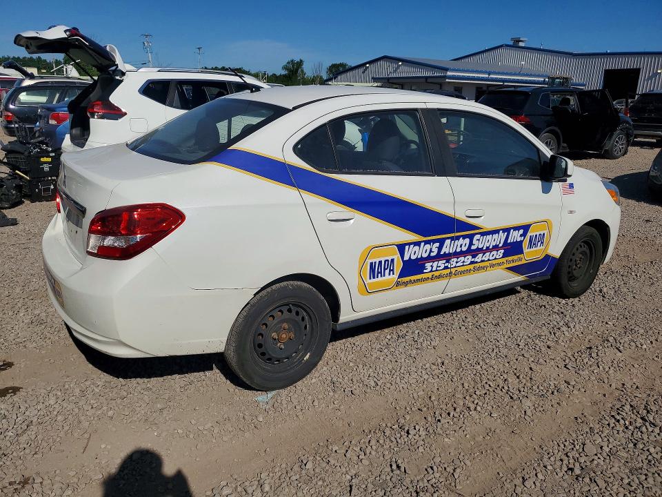 Продаж на аукціоні авто 2020 Mitsubishi Mirage, vin: ML32F3FJ2LHF00651, номер лоту: 60999026