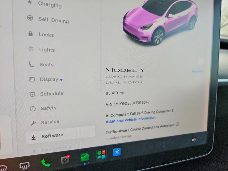 Продажа на аукционе авто 2020 Tesla Model Y, vin: 5YJYGDEE0LF019647, номер лота: 59353936