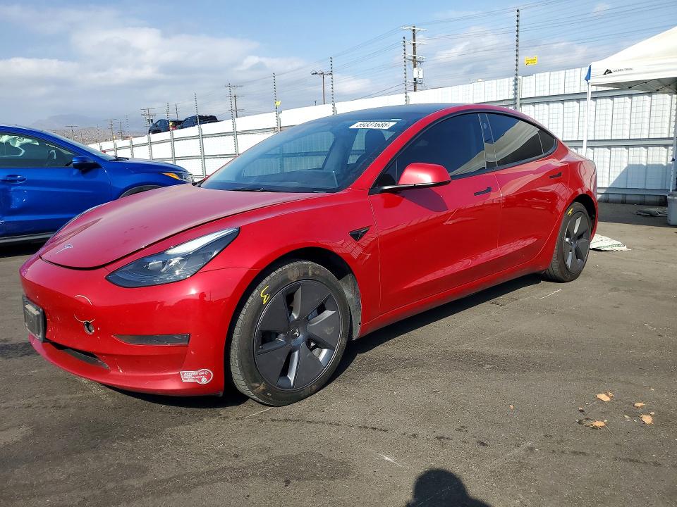 Продажа на аукционе авто 2023 Tesla Model 3, vin: 5YJ3E1EA8PF699895, номер лота: 59331686