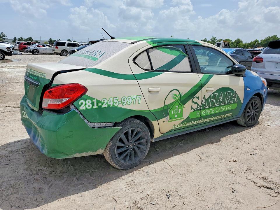 61329736 :رقم المزاد ، ML32F4FJ1LHF09685 vin ، 2020 Mitsubishi Mirage مزاد بيع