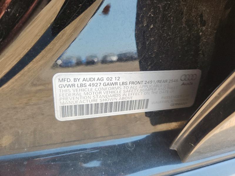 Продажа на аукционе авто 2012 Audi A4, vin: WAUFFAFL3CN020909, номер лота: 60963816