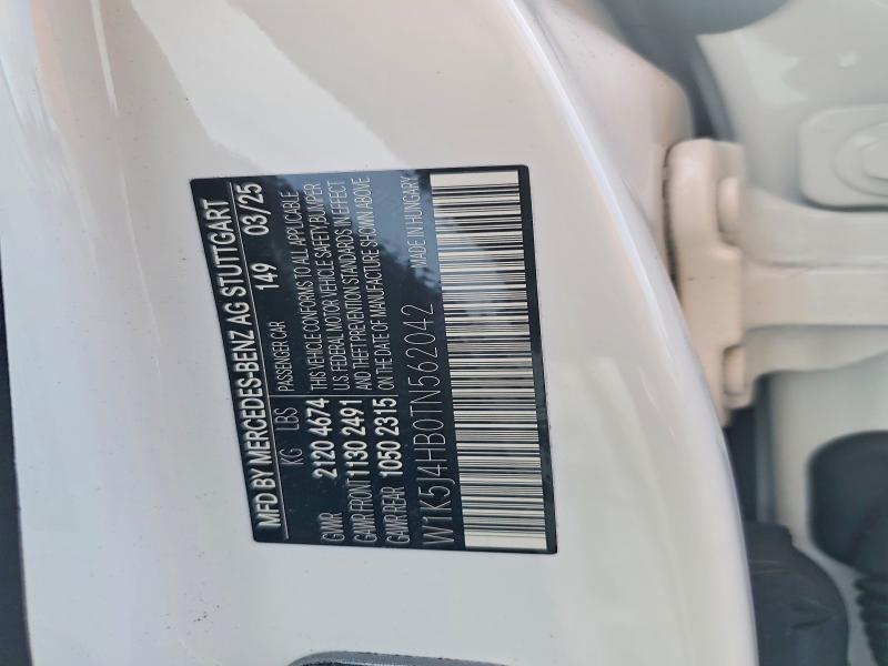 Aukcja sprzedaży 2026 Mercedes-benz Cla, vin: W1K5J4HB0TN562042, numer aukcji: 62243276
