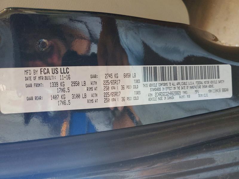 Aukcja sprzedaży 2017 Dodge Grand Caravan, vin: 2C4RDGCG2HR629869, numer aukcji: 61333616
