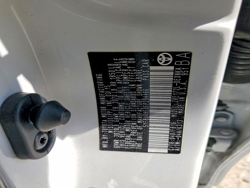 Aukcja sprzedaży 2015 Toyota Corolla, vin: 5YFBURHE0FP294466, numer aukcji: 61622386