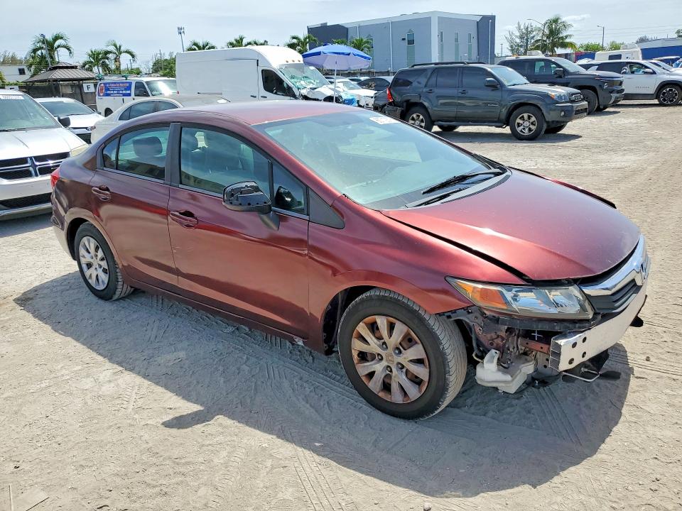 Aukcja sprzedaży 2012 Honda Civic, vin: 19XFB2F55CE085724, numer aukcji: 60712376