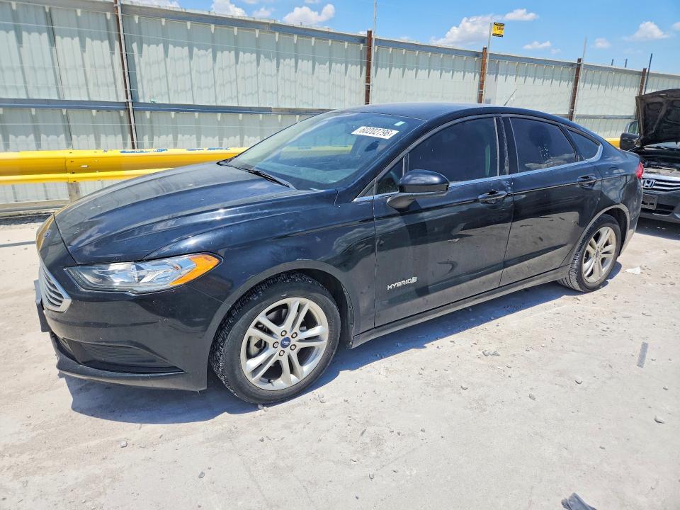 60202796 :رقم المزاد ، 3FA6P0LU0JR260037 vin ، 2018 Ford Fusion مزاد بيع
