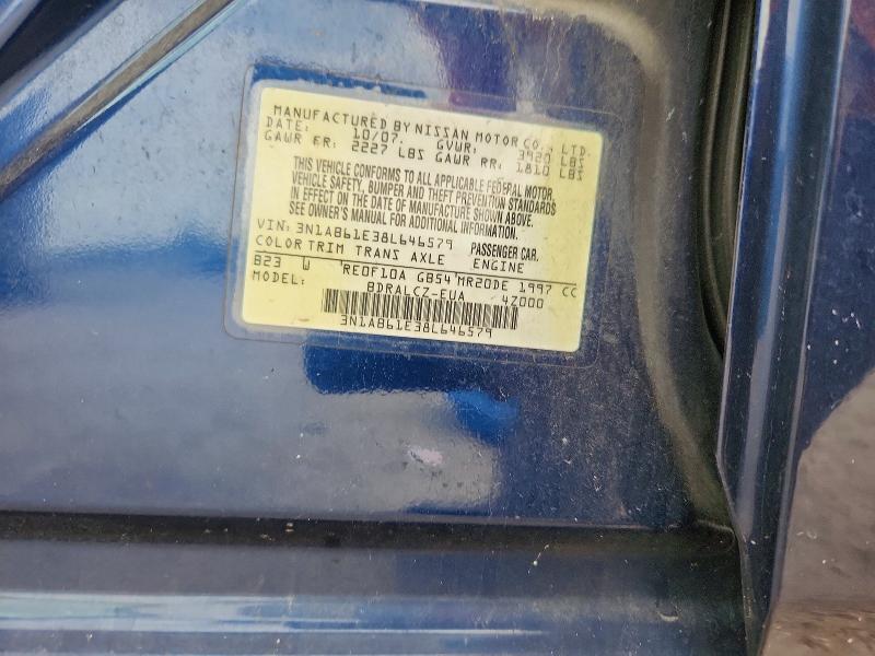 Продажа на аукционе авто 2008 Nissan Sentra, vin: 3N1AB61E38L646579, номер лота: 62267836