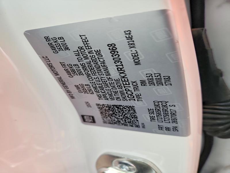 Продажа на аукционе авто 2024 Chevrolet Colorado, vin: 1GCPTEEKXR1303968, номер лота: 62336666