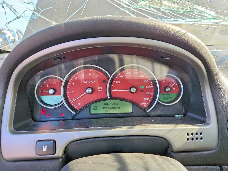 60686256 :رقم المزاد ، 6G2VX12U95L394487 vin ، 2005 Pontiac Gto مزاد بيع