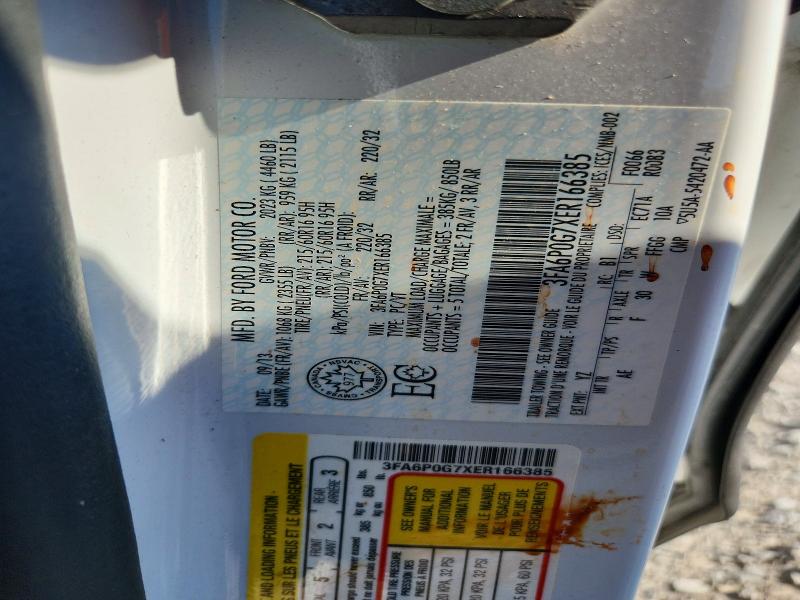 Продажа на аукционе авто 2014 Ford Fusion, vin: 3FA6P0G7XER166385, номер лота: 60129106