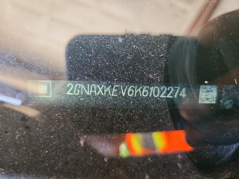 Продаж на аукціоні авто 2019 Chevrolet Equinox, vin: 2GNAXKEV6K6102274, номер лоту: 59257606