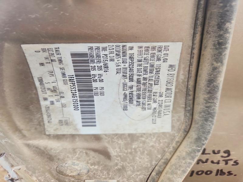 Aukcja sprzedaży 2004 Ford Taurus, vin: 1FAFP55234G150300, numer aukcji: 60583146
