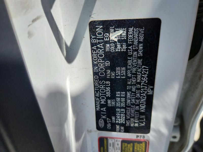 63117196 :رقم المزاد ، KNDJN2A21J7564217 vin ، 2018 Kia Soul مزاد بيع