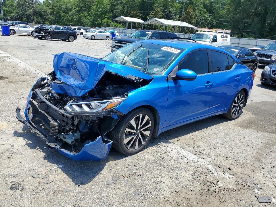 60258476 :رقم المزاد ، 3N1AB8CV2MY286677 vin ، 2021 Nissan Sentra مزاد بيع