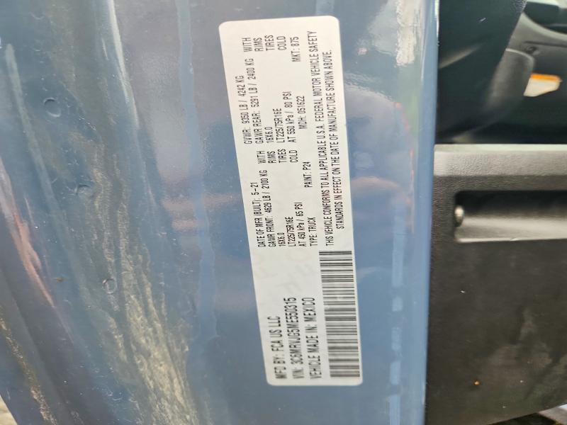 62515246 :رقم المزاد ، 3C6MRVJG5ME550315 vin ، 2021 Ram Promaster 3500 مزاد بيع
