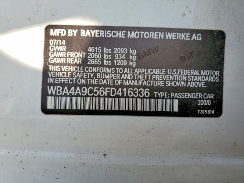 Aukcja sprzedaży 2015 Bmw 428, vin: WBA4A9C56FD416336, numer aukcji: 61734266