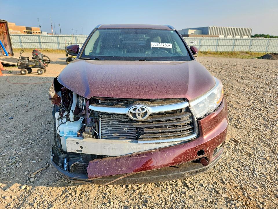 Aukcja sprzedaży 2015 Toyota Highlander, vin: 5TDJKRFH5FS110676, numer aukcji: 60941756