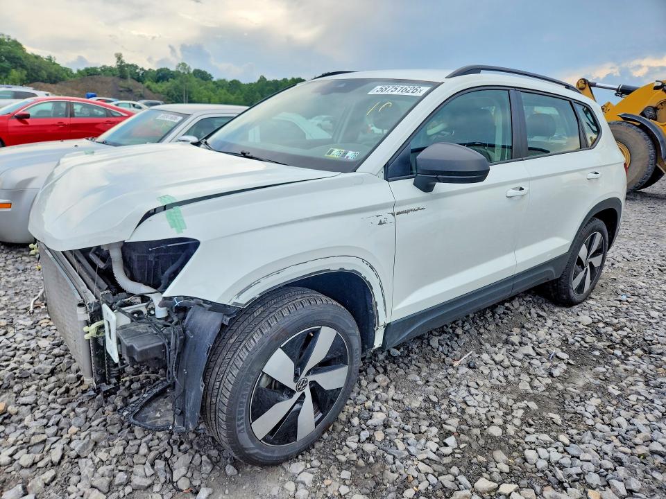 2024 Volkswagen Taos მანქანა იყიდება აუქციონზე, vin: 3VV8X7B26RM109144, აუქციონის ნომერი: 58751626