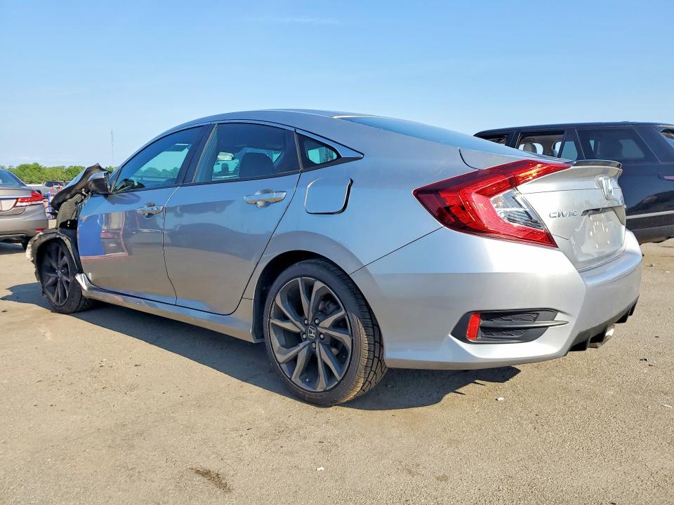 60956746 :رقم المزاد ، 19XFC2F80LE213732 vin ، 2020 Honda Civic مزاد بيع
