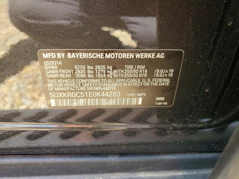 Продажа на аукционе авто 2014 Bmw X5, vin: 5UXKR0C51E0K44283, номер лота: 60891536