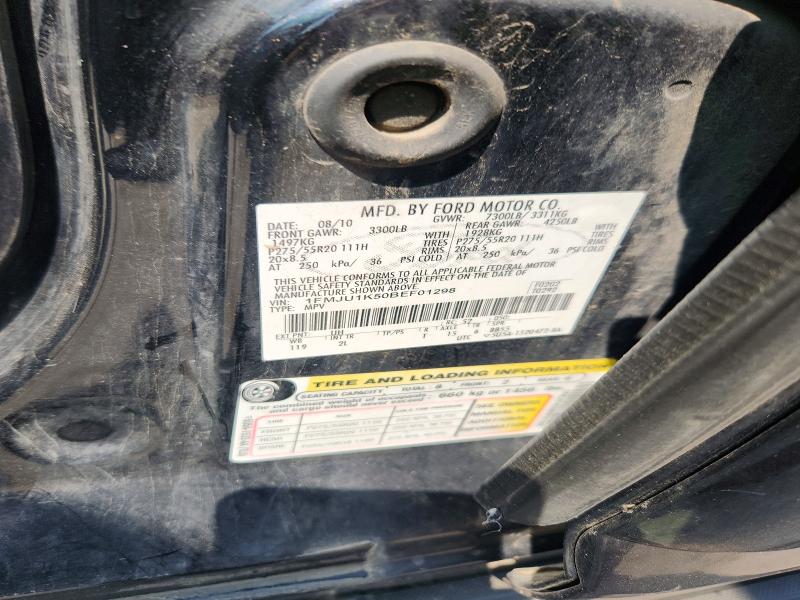 2011 Ford Expedition მანქანა იყიდება აუქციონზე, vin: 1FMJU1K50BEF01298, აუქციონის ნომერი: 60961196