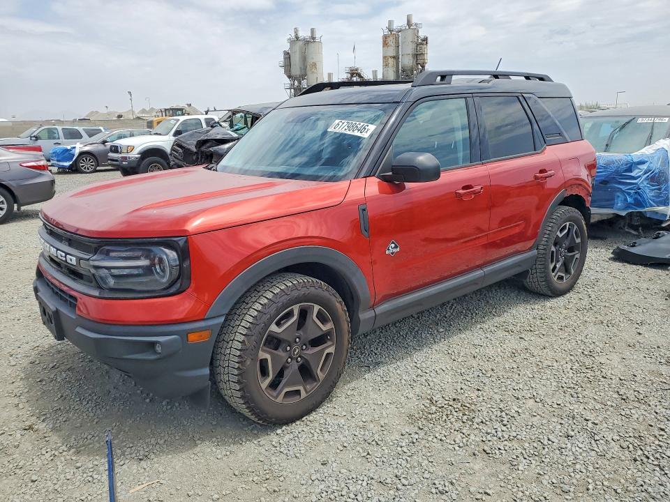 2022 Ford Bronco Sport მანქანა იყიდება აუქციონზე, vin: 3FMCR9C69NRD88369, აუქციონის ნომერი: 61798646