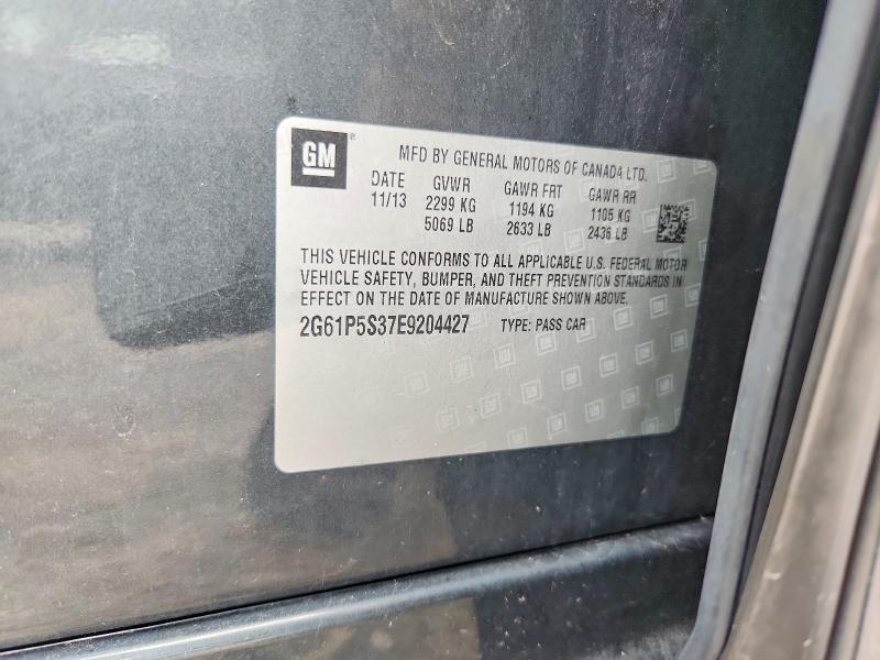 Aukcja sprzedaży 2014 Cadillac Xts, vin: 2G61P5S37E9204427, numer aukcji: 62873116