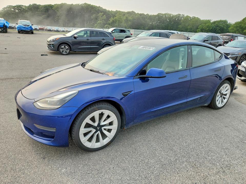 61124976 :رقم المزاد ، 5YJ3E1EA0NF290318 vin ، 2022 Tesla Model 3 مزاد بيع