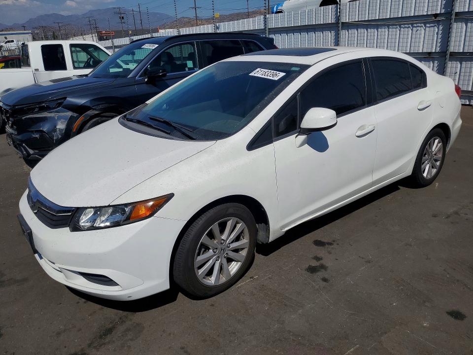 Auction sale of the 2012 Honda Civic, vin: 2HGFB2F91CH521929, lot number: 61183396