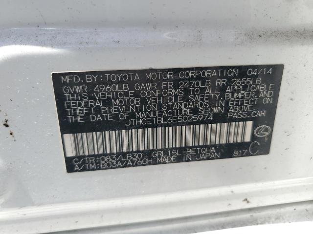 62032726 :رقم المزاد ، JTHCE1BL6E5025974 vin ، 2014 Lexus Gs مزاد بيع