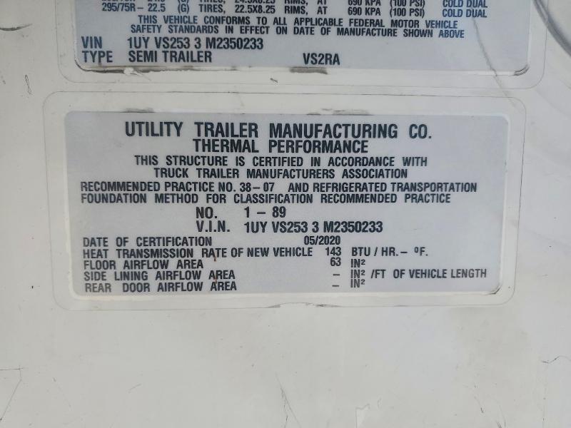 Продажа на аукционе авто 2021 Utility Vs2ra, vin: 1UYVS2533M2350233, номер лота: 58420056