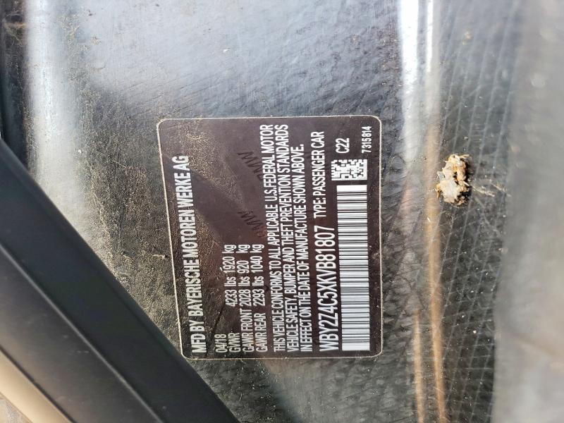 Продаж на аукціоні авто 2019 Bmw I8, vin: WBY2Z4C5XKVB81807, номер лоту: 59646906
