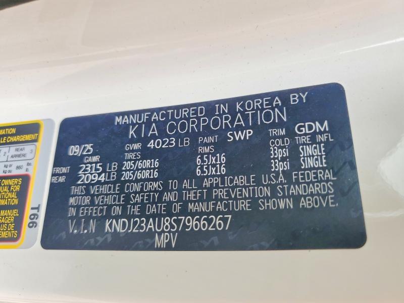 61425636 :رقم المزاد ، KNDJ23AU8S7966267 vin ، 2025 Kia Soul مزاد بيع