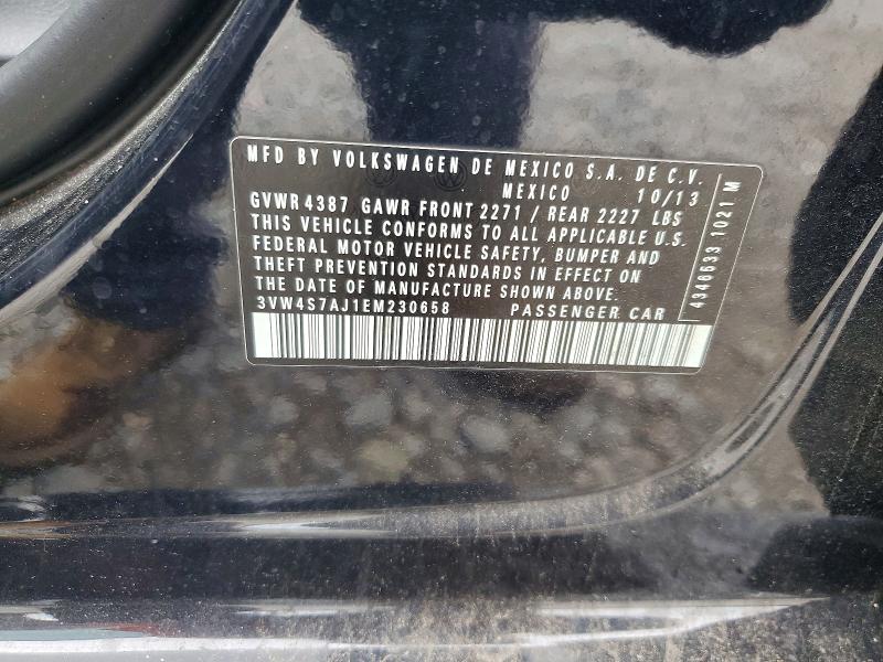 Aukcja sprzedaży 2014 Volkswagen Jetta, vin: 3VW4S7AJ1EM230658, numer aukcji: 63172466