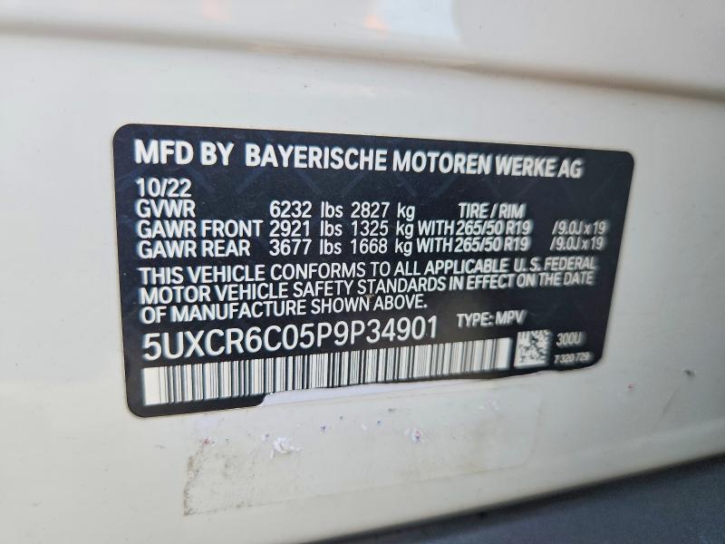 Aukcja sprzedaży 2023 Bmw X5, vin: 5UXCR6C05P9P34901, numer aukcji: 59853696