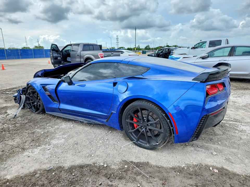 74513215 :رقم المزاد ، 1G1YY2D79K5110963 vin ، 2019 Chevrolet Corvette مزاد بيع
